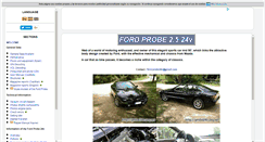 Desktop Screenshot of fordprobe24v.com
